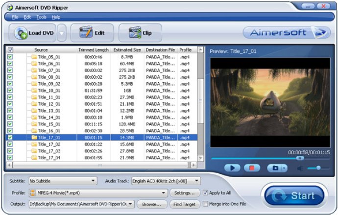 Aimersoft DVD Ripper for bd