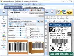 Creating Packaging Barcode Label