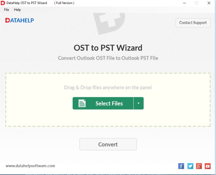 DataHelp OST to PST Converter Wizard