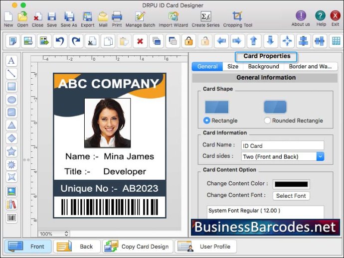 Design ID Card Software for Mac