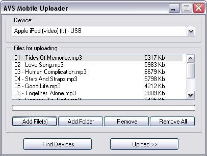 AVS Mobile Uploader