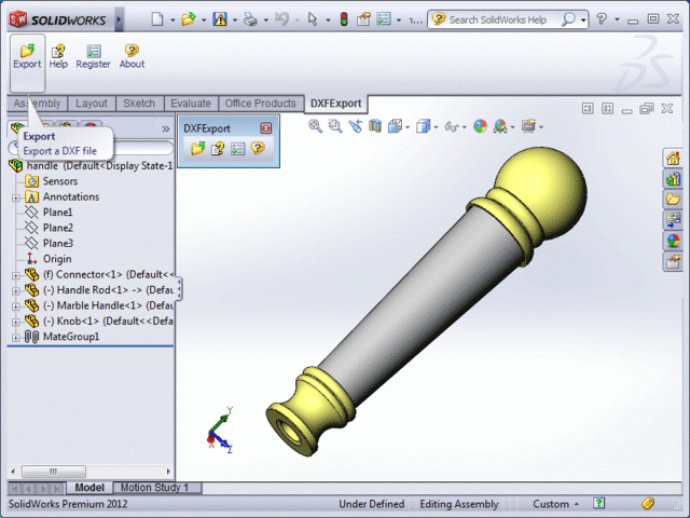 DXF Export for SolidWorks