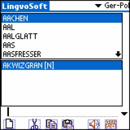 LingvoSoft Dictionary German <-> Polish for Palm OS