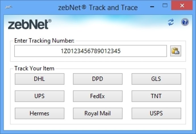 zebNet Track and Trace