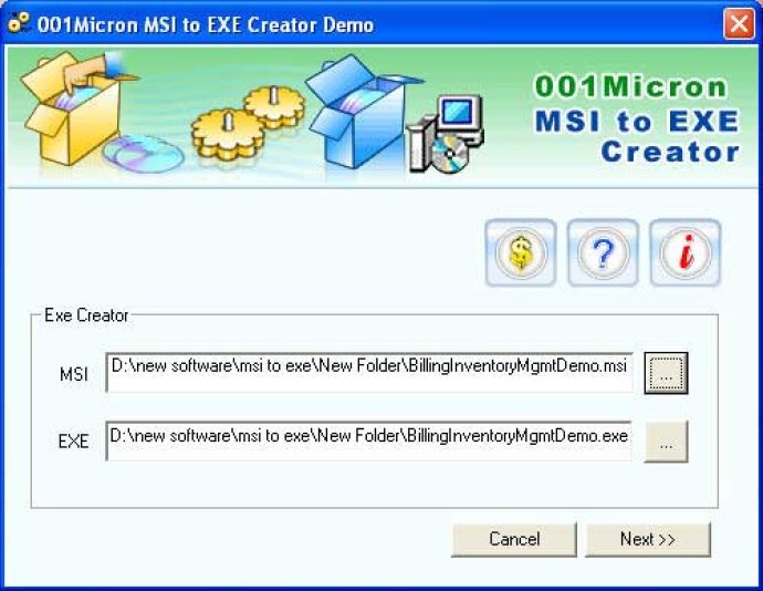 MSI to EXE Setup Creator