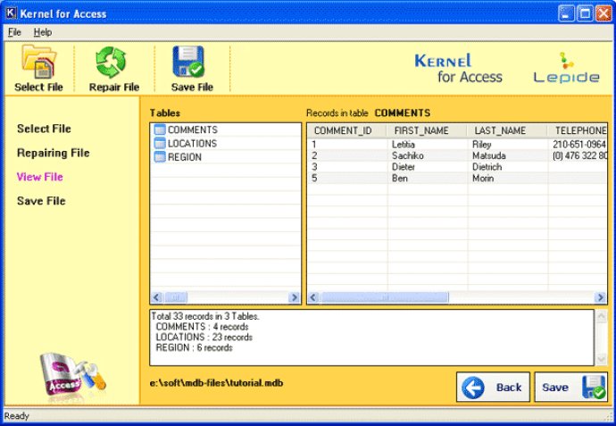 Microsoft Access Recovery