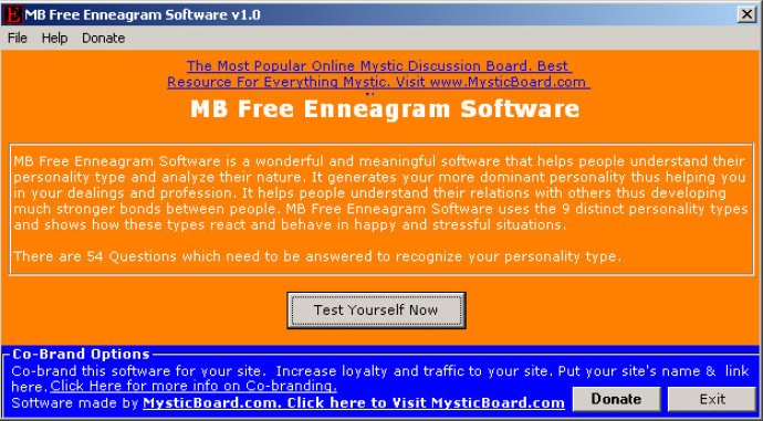 MB Enneagram Software