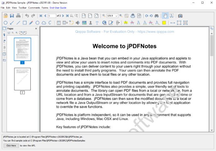 jPDFNotes for Linux