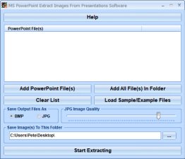 MS PowerPoint Extract Images From Presentations Software