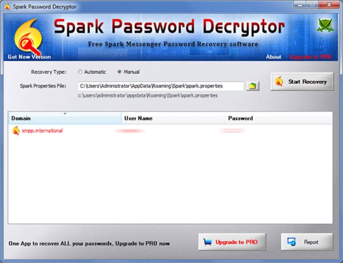 Spark Password Decryptor