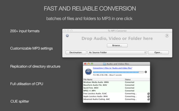 To MP3 Converter for MAC