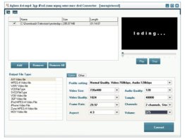 Aglare AVI MP4 3GP iPod MPEG Converter