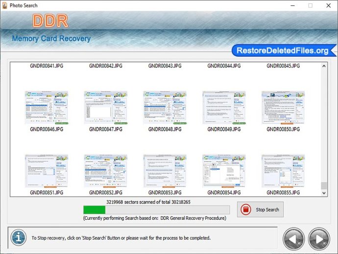 Restore Memory Card Files Software