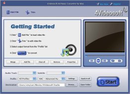 4Videosoft All Music Converter for Mac