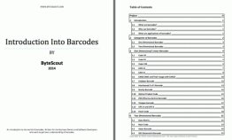 Introduction Into Barcodes E Book