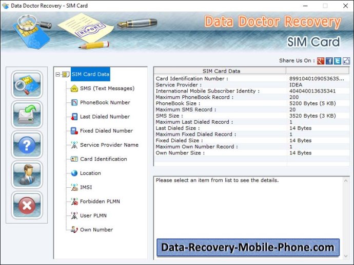 Mobile Sim Recovery