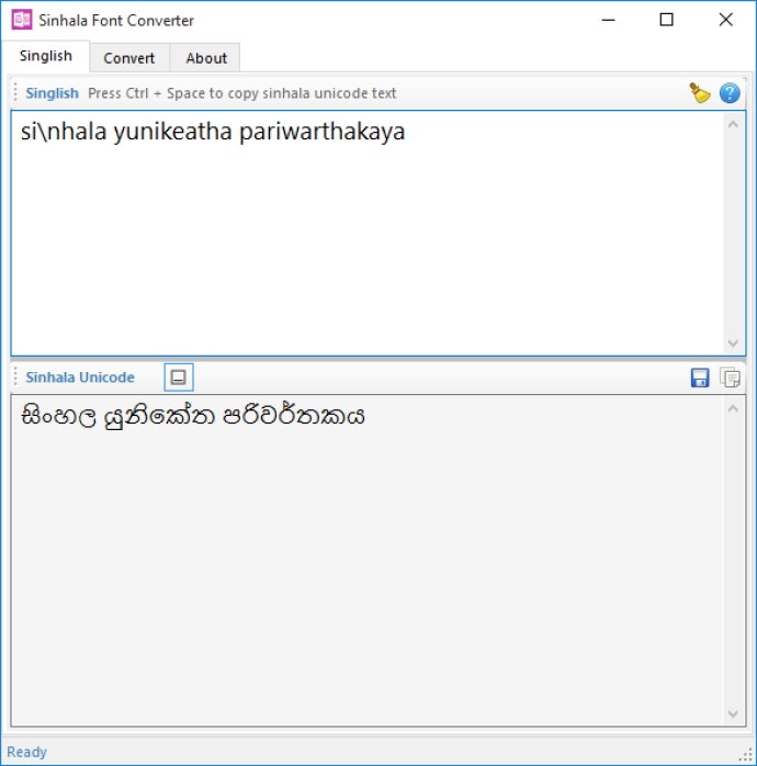 Sinhala Font Converter