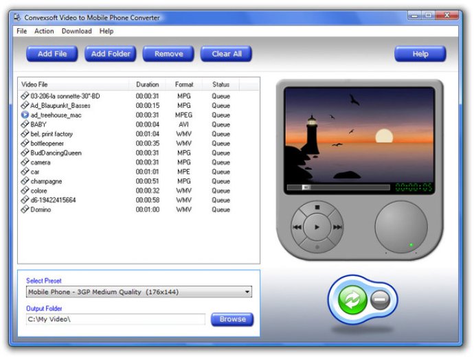 ConvexSoft Video to Mobile Phone Convert