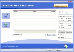 Doremisoft AVI to WAV Converter
