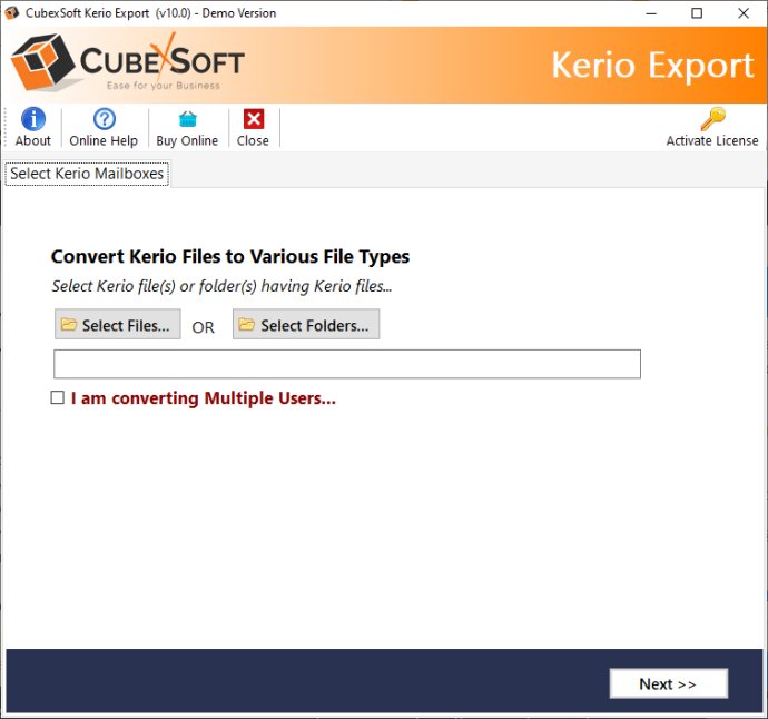 Kerio Connect Import to PST
