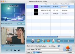 3herosoft AVI to DVD Burner for Mac