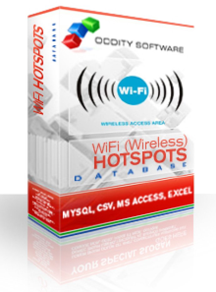 WiFi Hotspots Worldwide (Wireless Access) Database