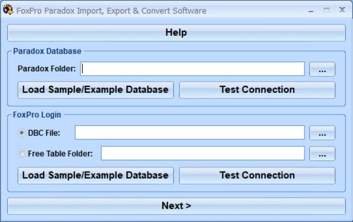 FoxPro Paradox Import, Export & Convert Software