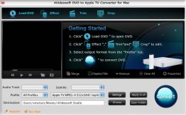 4Videosoft Mac DVD to Apple TV Converter