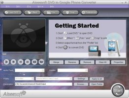 Aiseesoft DVD to Google Phone Converter