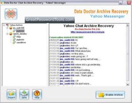 Yahoo Chat Archive Decoder