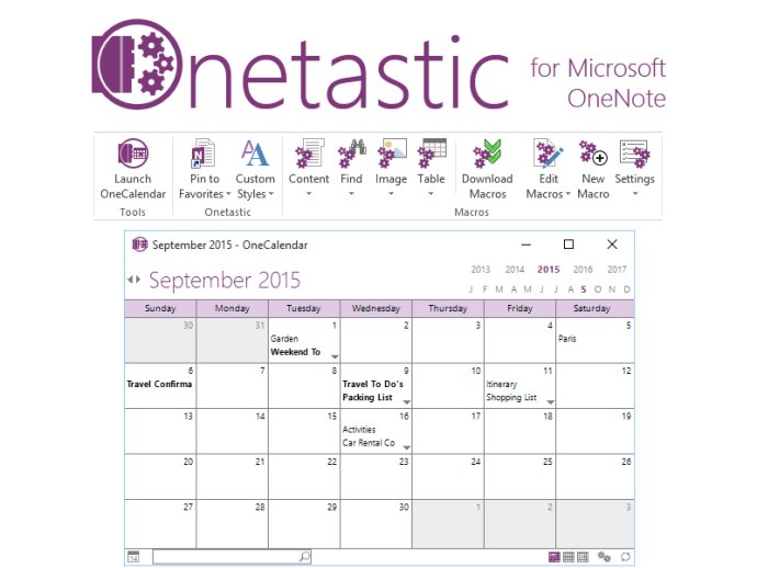 Onetastic for Microsoft OneNote 64bit