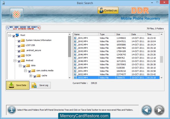 Mobile Phone Data Recovery Tool