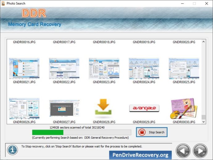 Memory Cards Recovery Program