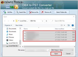 Sysinfo DBX to PST Converter