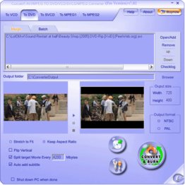 Cucusoft Videos to DVD/VCD Converter Pros