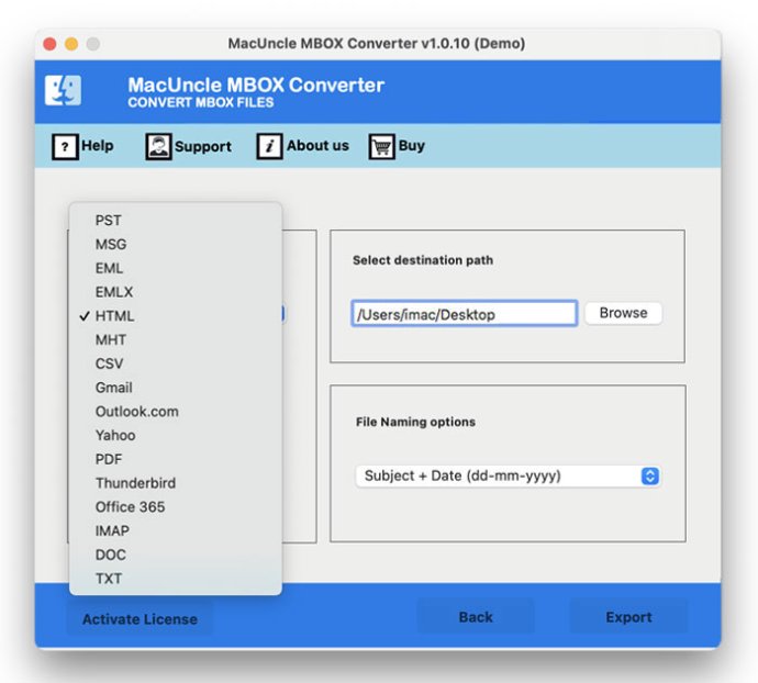 MacUncle MBOX Converter