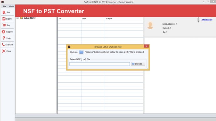 SoftKnoll NSF to PST Converter