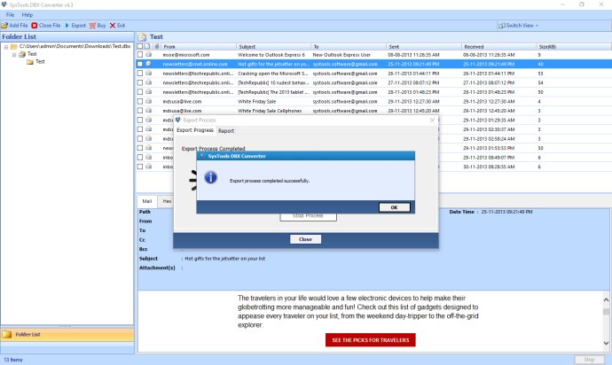 DBX Outlook Express to PST Wizard