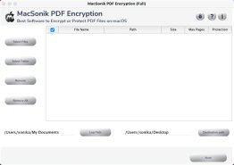 MacSonik PDF Encrption