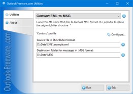 Convert EML Files to Outlook MSG