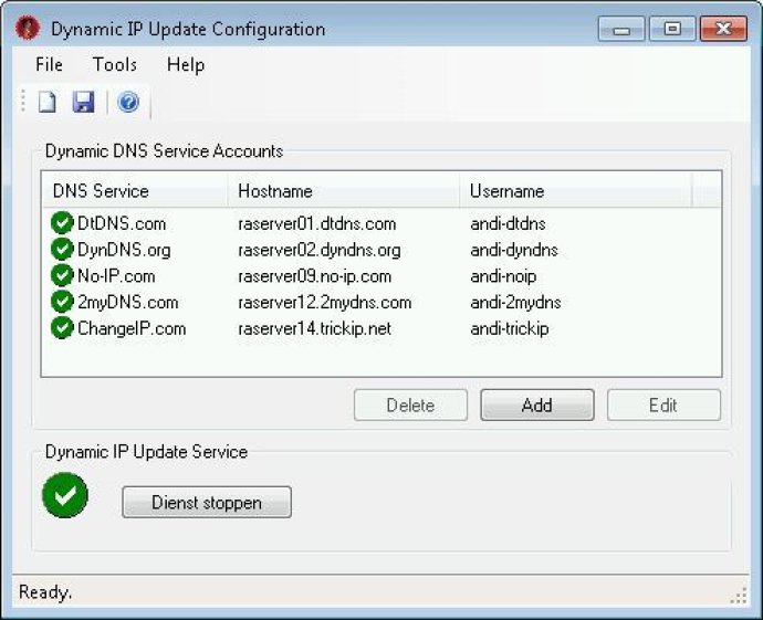 Dynamic IP Update Service