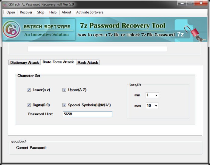 7zip password Cracker
