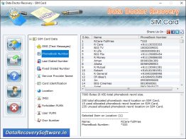 Mobile Sim Card SMS Recovery