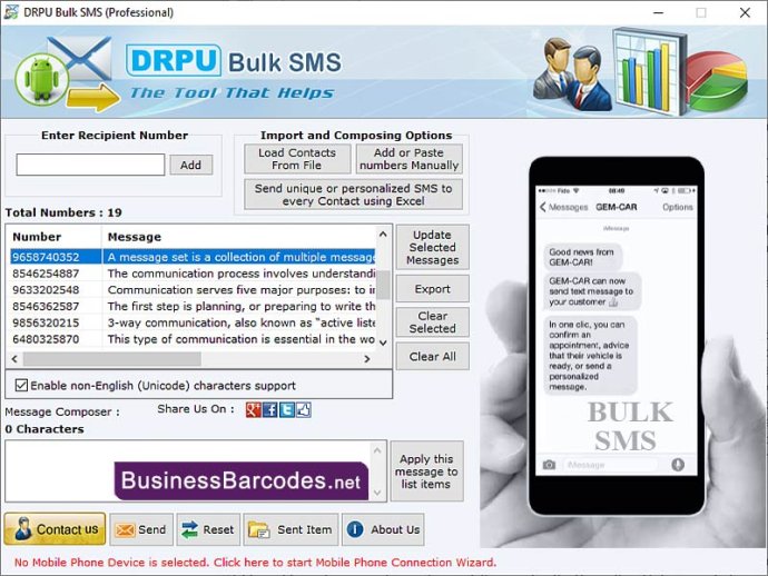 Bulk SMS Provider App