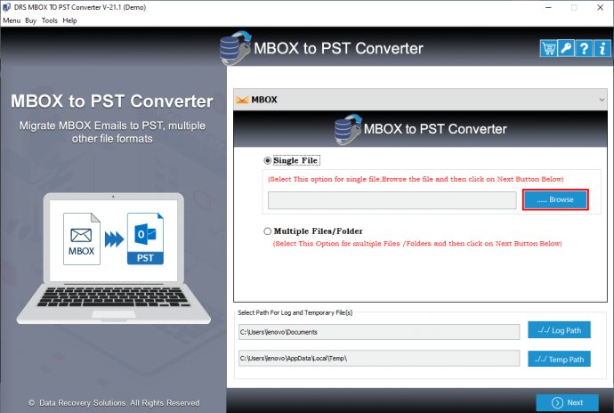 Best Software to Convert MBOX to PST