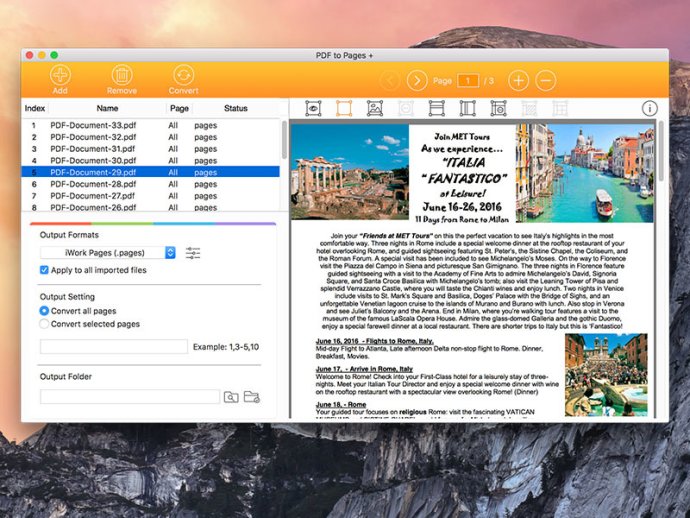 PDF to Pages Converter for Mac