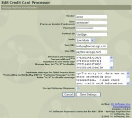 BVCommerce 2004 Credit Card Processors