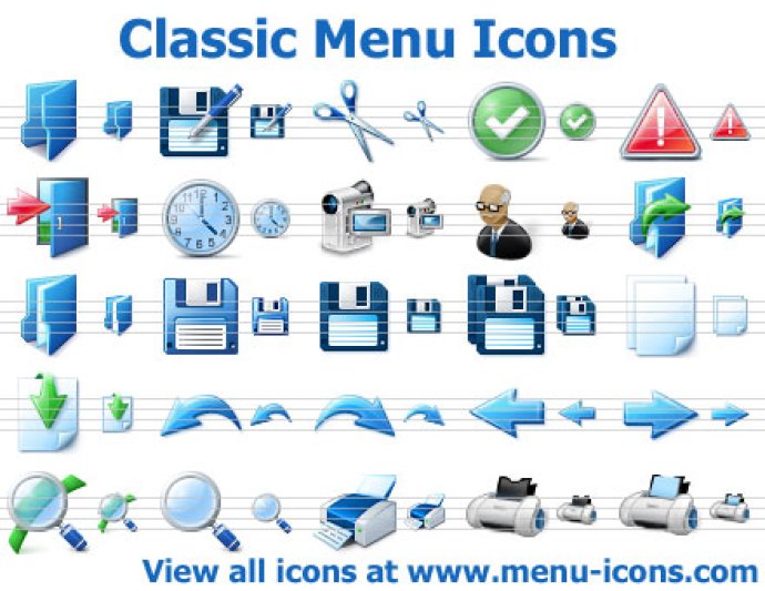 Classic Menu Icons