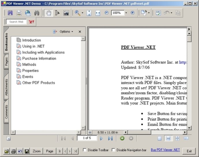 PDF Viewer .NET