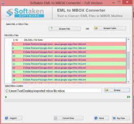 Softaken EML to MBOX Converter
